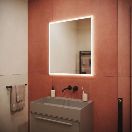 Зеркало с подсветкой Sancos Palace PA700 70х80 подвесное