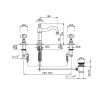 Смеситель Nicolazzi Circle Two 1409BZ18 на раковину бронза