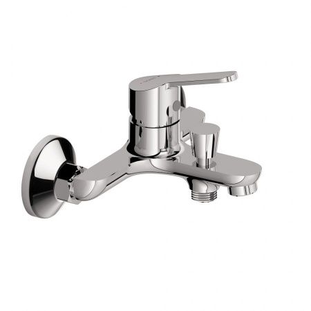 Смеситель для ванны и душа Dorff Norma D1010008 настенный хром