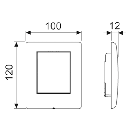 Клавиша смыва механическая Tece TECEplanus 9242311 цвет хром