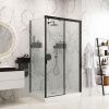 Душевой уголок Cerutti SPA MARBELLA 120B R 120х80 стекло прозрачное профиль черный без поддона