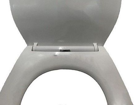 Унитаз подвесной CeramaLux CL2101 белый с сиденьем микролифт безободковый каскадный смыв