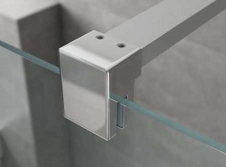 Душевой уголок Ambassador Abner 10011102L 100х100 стекло прозрачное профиль хром без поддона