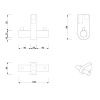 Крючок Decor Walther Century 586041