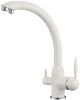 Смеситель для кухни Savol S-L1699W на столешницу белый
