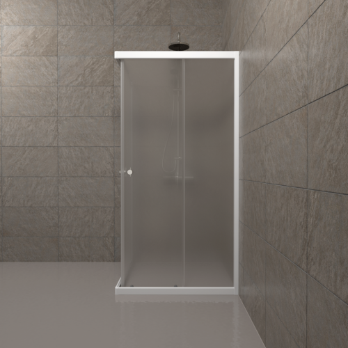 Душевой уголок Тритон Вельвет-К Щ0000063060 90х90 стекло матовое профиль белый без поддона - фото 5