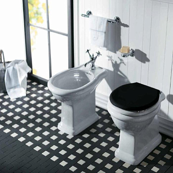 Чаша унитаза приставная Simas Lante LA02bi цвет белый без бачка и сиденья душевой смыв