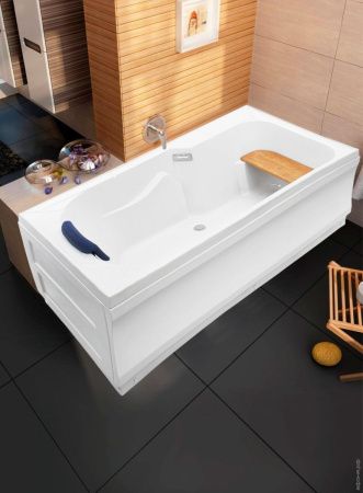 Ванна акриловая Wemor 10000005548 170х85 пристенная прямоугольная с каркасом