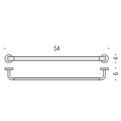 Полотенцедержатель Colombo Nordic B5210.CR - фото 2