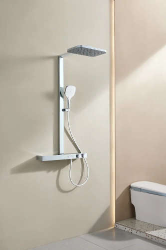 Душевая стойка Arrow AMG14GH872U1CP настенная цвет хром с термостатом - фото 2