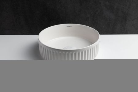 Раковина керамическая Allen Brau Fantasy 4.11032.21 40х40 накладная цвет белый без отверстий под смеситель