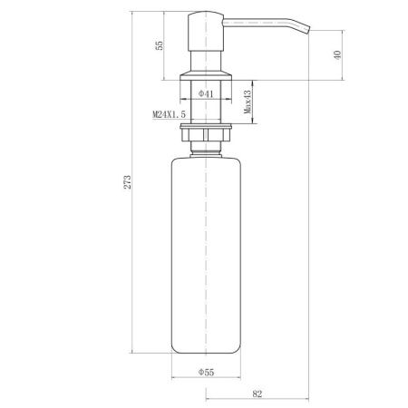 Дозатор для жидкого мыла Fashun A403-7A
