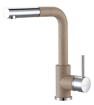 Смеситель для кухни Paulmark KASSEL Ka214311-302 на раковину песочный