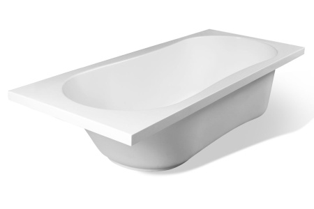 Ванна из литьевго мрамора Эстет Лаура ФР-00014536 170х70 пристенная прямоугольная