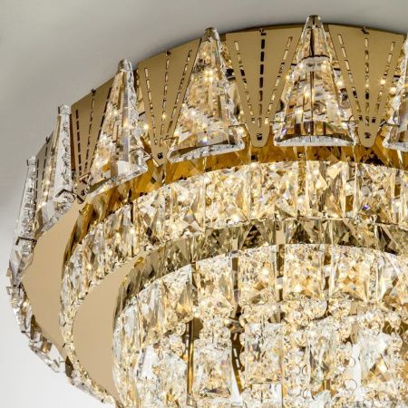 Люстра потолочная LED4U L9437-500 GD с УД