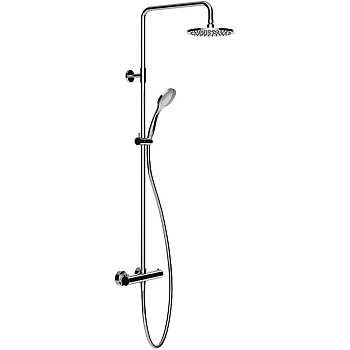 Душевая стойка Gessi Emporio shower 35181#031 на стену хром с термостатом