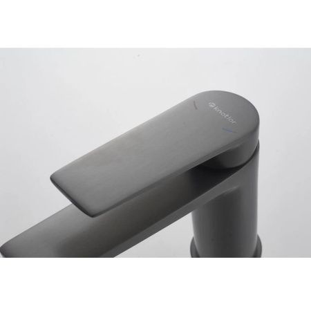 Смеситель Knotlor MUSE KN-60/GM на раковину вороненая сталь