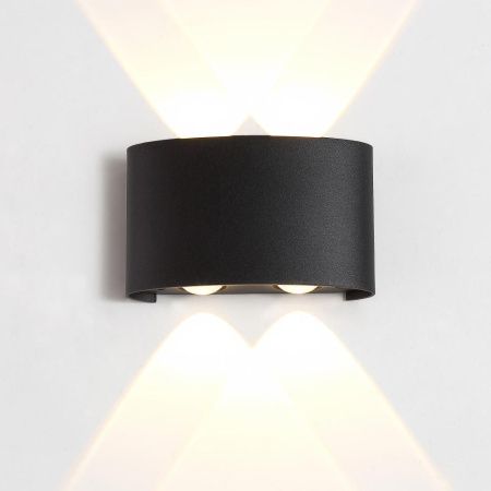Уличный настенный светодиодный светильник Crystal Lux CLT 023 CLT 023W2 BL