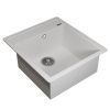 Кухонная мойка Uperwood Quartz Premium UPD-07 3910202124 45х50 цвет белый поверхность матовая