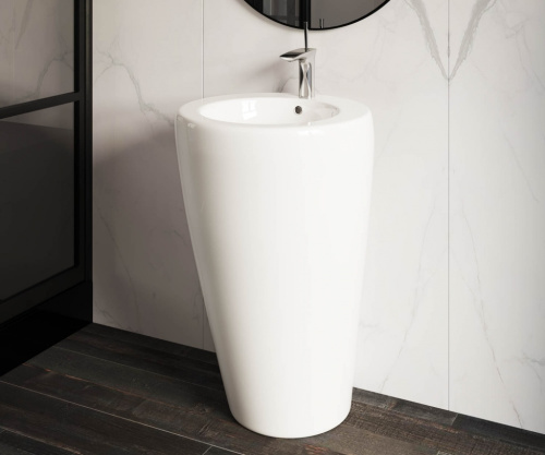 Раковина Ceramica Nova 850 55 см CN1807 напольная цвет белый - фото 3