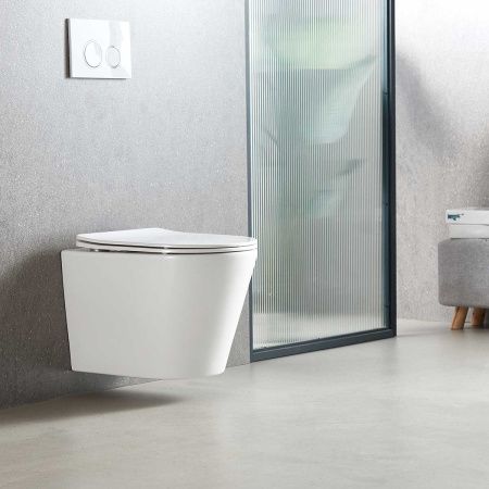 Унитаз подвесной Vincea Piatti VT1-11T белый с сиденьем микролифт безободковый смыв торнадо