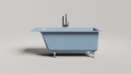 Ванна из искусственного камня Salini CASCATA 105022M 150х70 встраиваемая прямоугольная