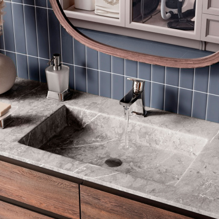 Смеситель WasserKRAFT Dill 6100 6103 на раковину хром