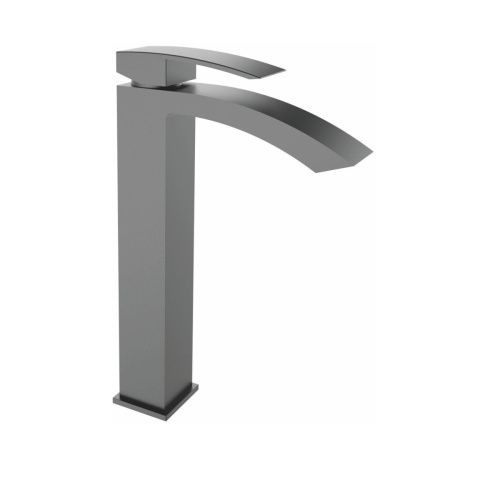 Смеситель Rose R1511T на раковину серый - фото 2