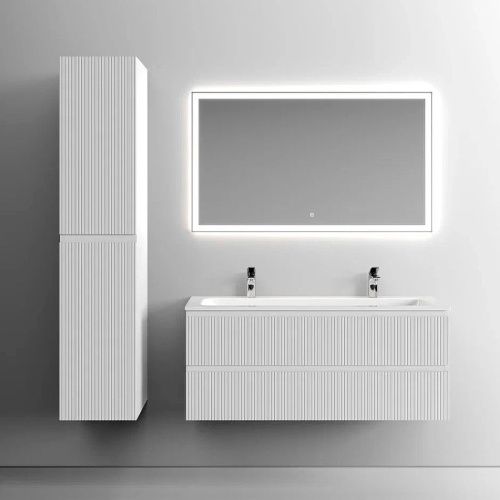 Тумба под раковину Sancos SNOB T SNT120W 120х40 подвесная цвет белый - фото 3