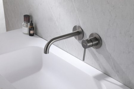 Смеситель ABBER Wasser Kreis AF8112NG встраиваемый в стену никель