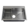 Кухонная мойка Melana ProfLine H6545 сатин 65х45 цвет сатин поверхность матовая
