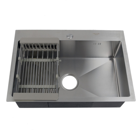 Кухонная мойка Melana ProfLine H6545 сатин 65х45 цвет сатин поверхность матовая