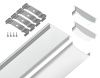 Алюминиевый накладной профиль Ambrella Light Alum Profile (Алум Профиле) GP1600WH