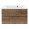 Тумба под раковину Vincea Mia VMC-2MA750VO 70х50 подвесная цвет коричневый