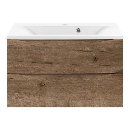 Тумба под раковину Vincea Mia VMC-2MA750VO 70х50 подвесная цвет коричневый