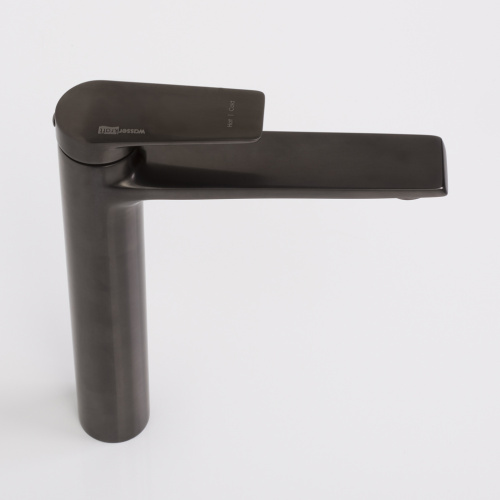 Смеситель WasserKRAFT Wiese 8400 8403H на раковину оружейная сталь - фото 5