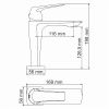 Смеситель Wasserkraft Neime 1900 1903 на раковину хром