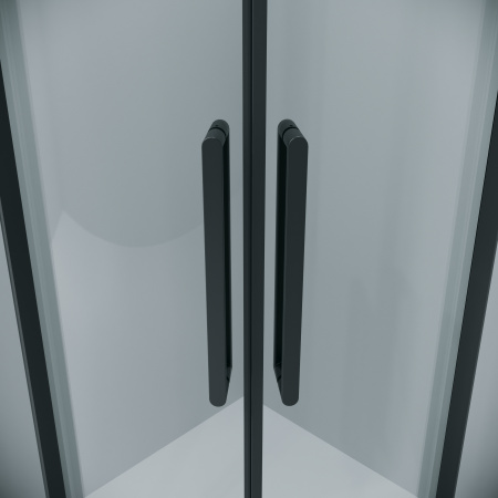 Душевой уголок Grossman Classic 301.K33.04.9090.21.00 90х90 стекло прозрачное профиль черный матовый без поддона