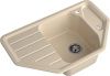 Кухонная мойка Granfest Corner C-800E кашемир 80х50 цвет бежевый поверхность матовая