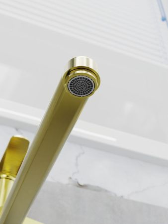 Смеситель для ванны Tokito KIN TOK-KIN-1015 настенный золото