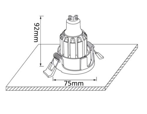 Светильник встраиваемый Crystal Lux CLT 004 CLT 004C1 WH - фото 4