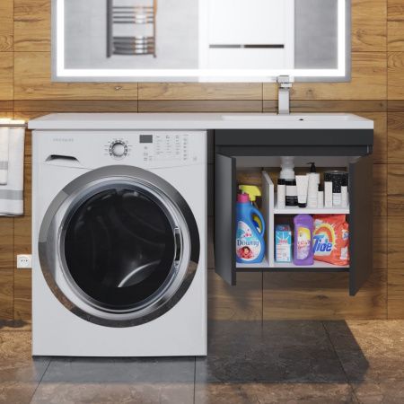 Тумба с раковиной Uperwood Magenta 52930205152 120х50 цвет черный