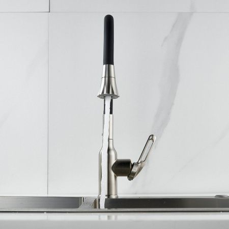 Смеситель для кухни Raffine F303L-3 на мойку сатин