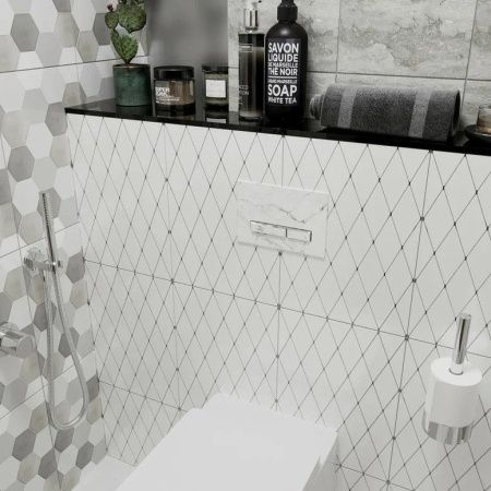 Клавиша смыва механическая Lavinia Boho RelFix 38050903 цвет белый