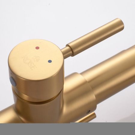 Смеситель для кухни Rose R658G на мойку золото