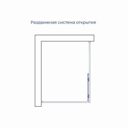 Душевой уголок RGW Passage (Пассаж) 410824580-11 100х80 стекло прозрачное профиль хром без поддона