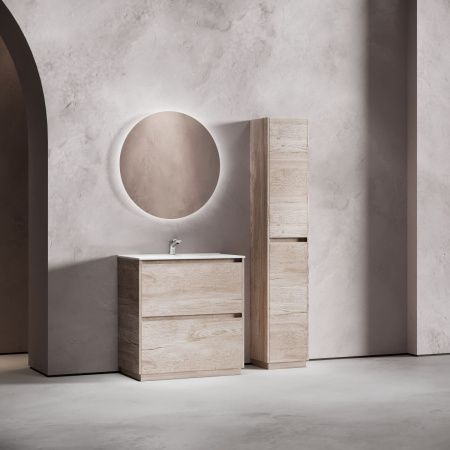 Тумба под раковину Sancos Libra Floor LB80FEG 80х50 напольная цвет коричневый