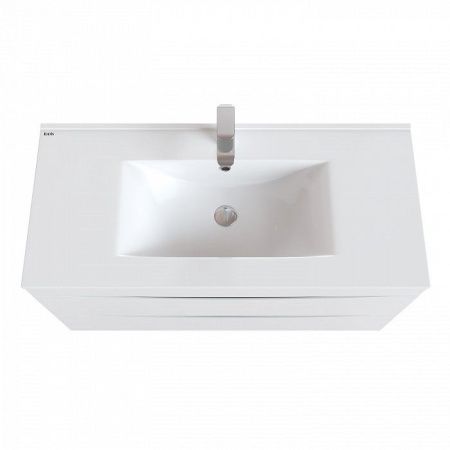 Тумба с раковиной Iddis Cloud CLO10W1i95K 100х50 подвесная цвет белый