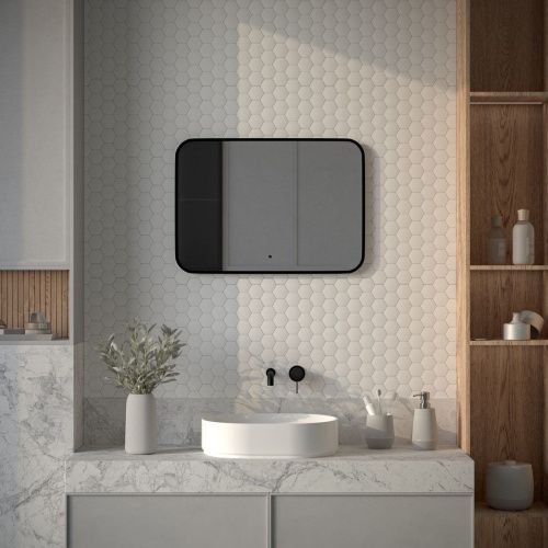 Зеркало с подсветкой Defesto AURA DF 2974RH 70х50 подвесное - фото 4