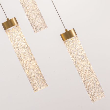 Светильник подвесной Delight Collection MD24030028-3A brass/clear